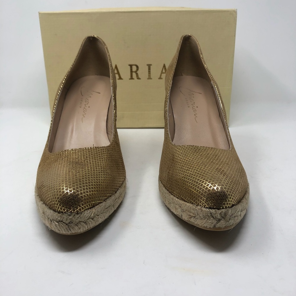 Marian Espadrilles in Platinum